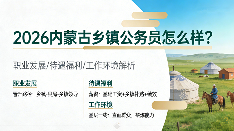2026内蒙古乡镇公务员怎么样?
